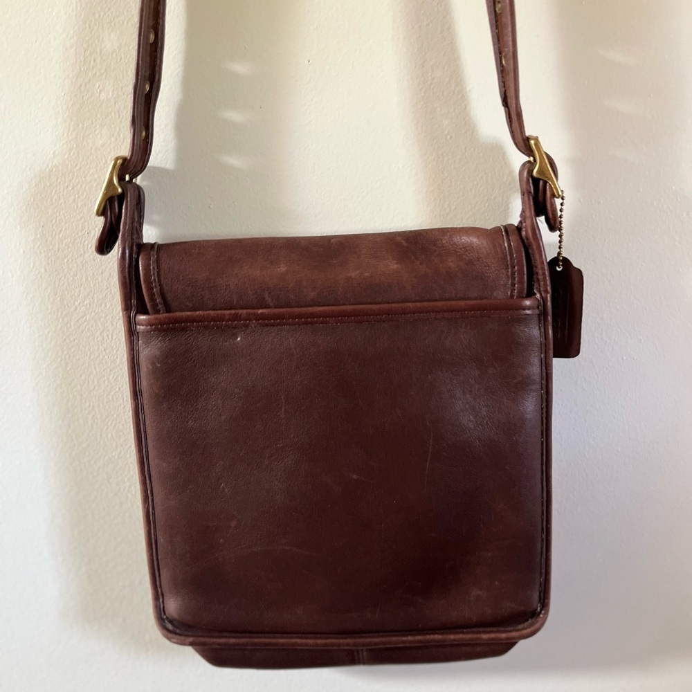 COACH Vintage Leather Legacy Studio Flap Crossbody Made in United States - Picture 2 of 9